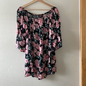 ASOS ✨Reclaimed Vintage Rose Off the Shoulder Tunic Top